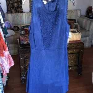NWT Blue Faux Dress size xl